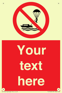 Custom No parasailing